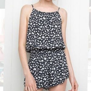 Brandy Melville Floral Romper